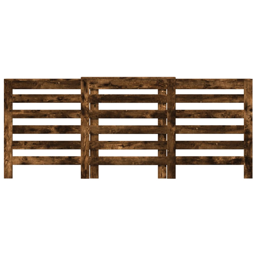 Copertura per radiatori Rovere Fumo 205 x 21,5 x 83,5 cm