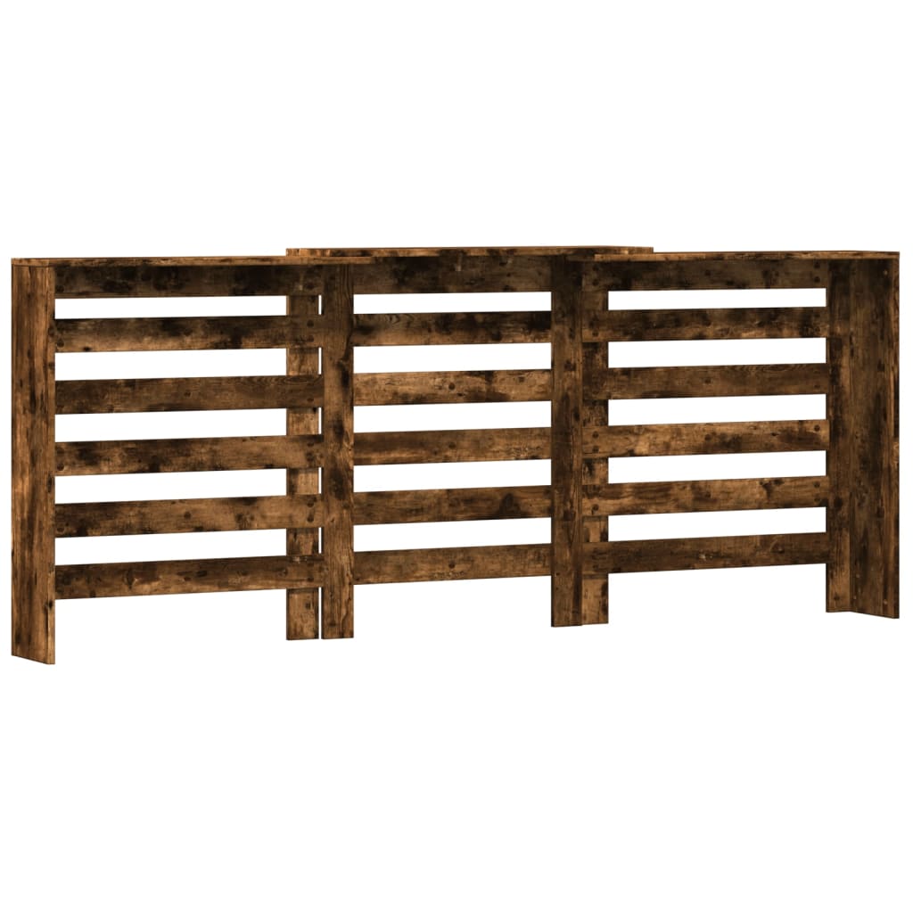 Copertura per radiatori Rovere Fumo 205 x 21,5 x 83,5 cm