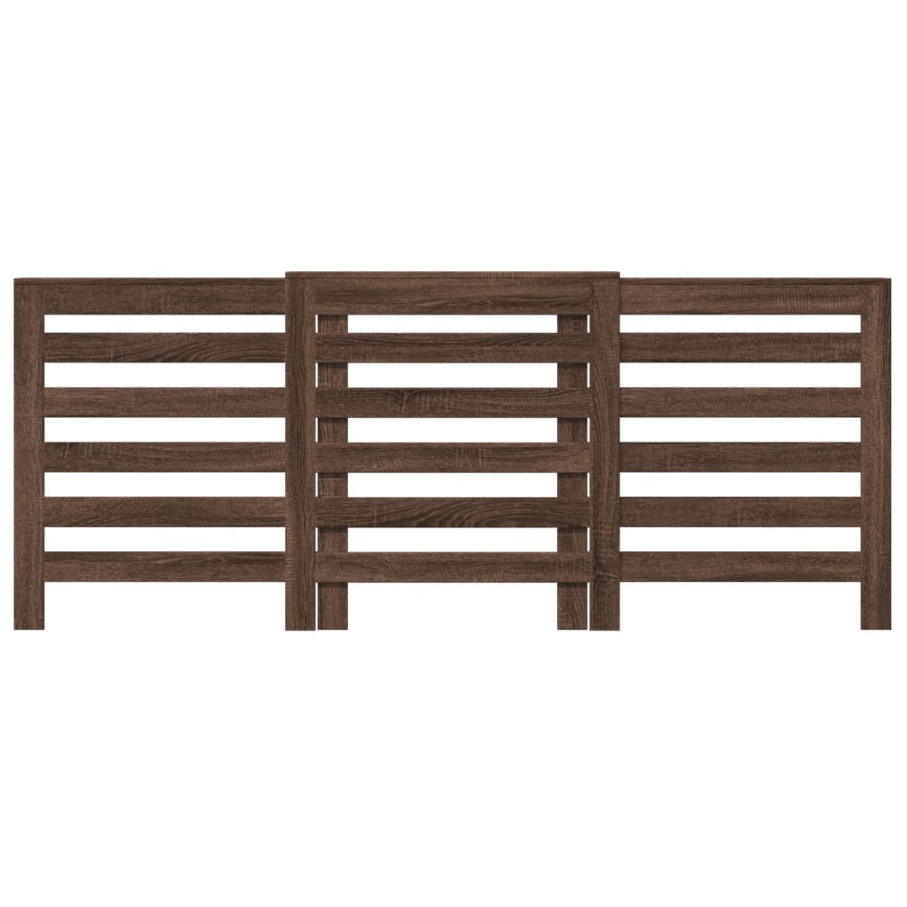 Copertura per radiatori Rovere Marrone 205 x 21,5 x 83,5 cm