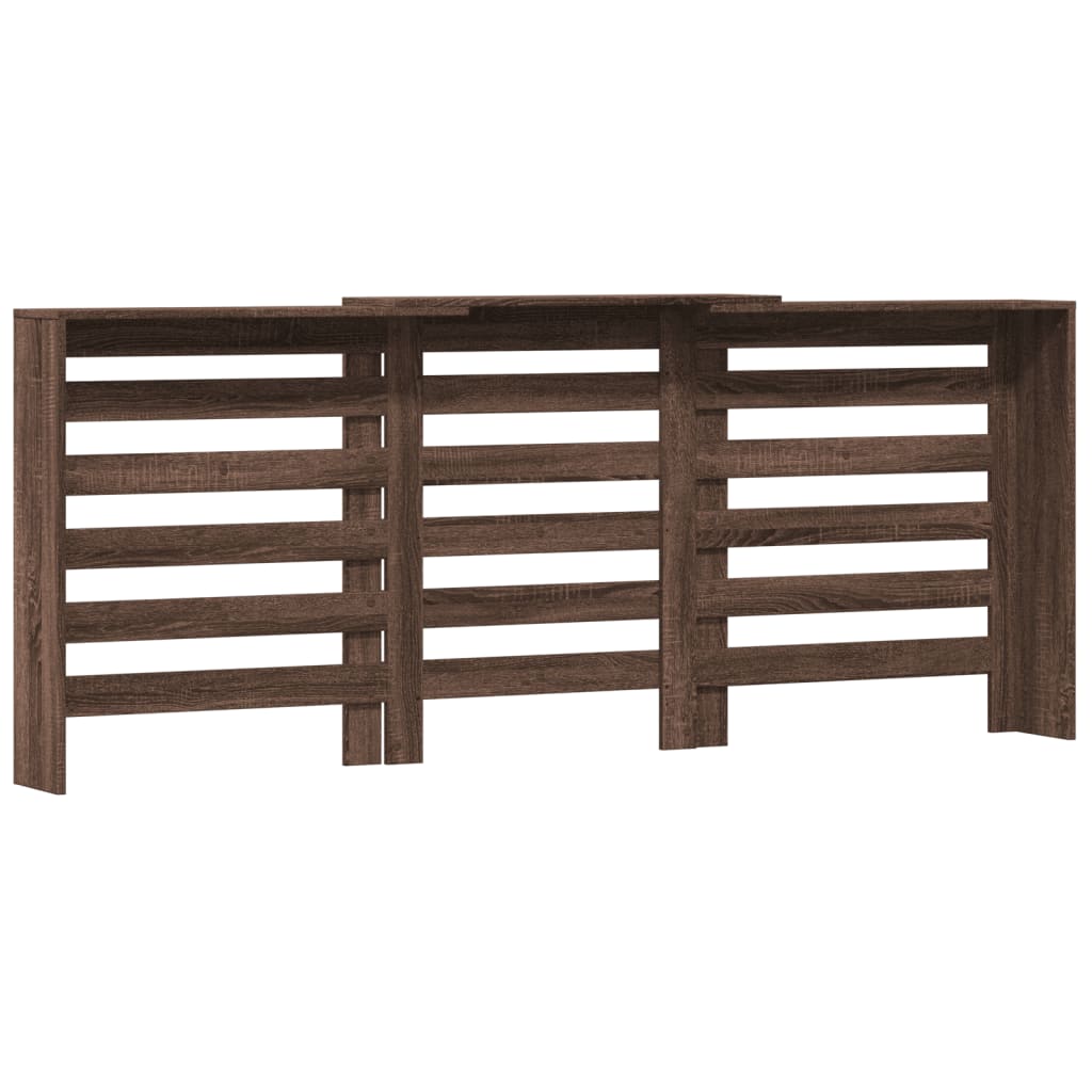 Copertura per radiatori Rovere Marrone 205 x 21,5 x 83,5 cm