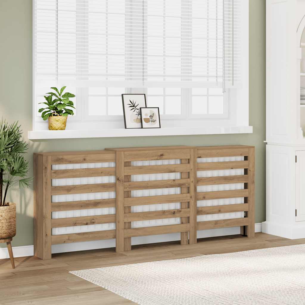 Copertura per radiatori Rovere 205 x 21,5 x 83,5 cm