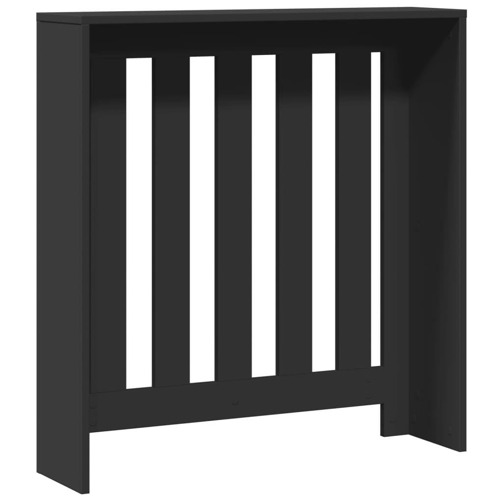 Copertura per radiatori Nero 78 x 20 x 82 cm