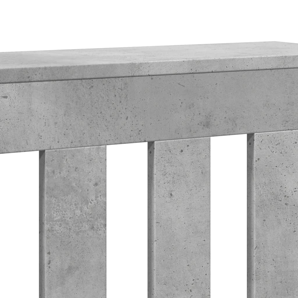 Copertura per radiatori Grigio Cemento 78 x 20 x 82 cm