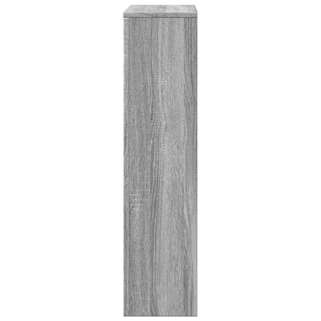 Copertura per radiatori Sonoma grigio 104 x 20 x 82 cm