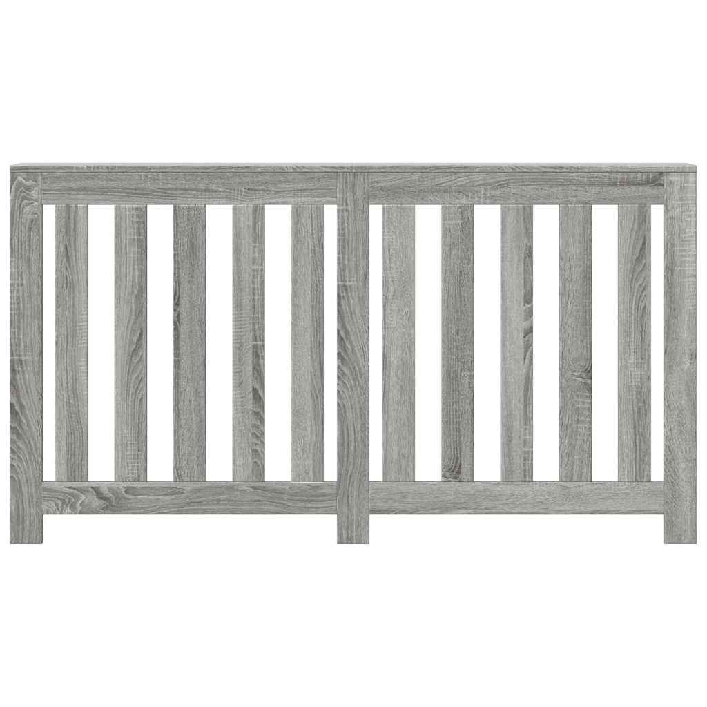 Copertura per radiatori Sonoma grigio 149 x 20 x 82 cm