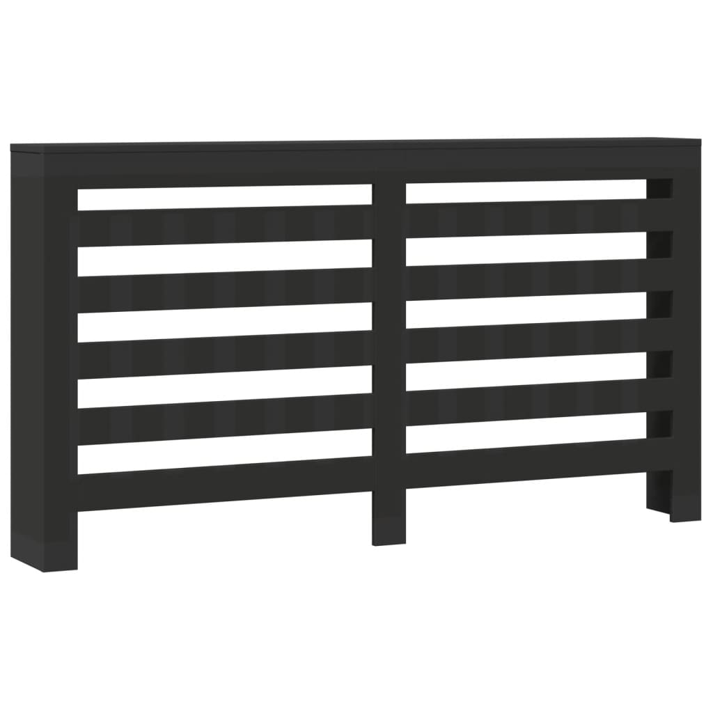 Copertura per radiatori Nero 175 x 20 x 82 cm
