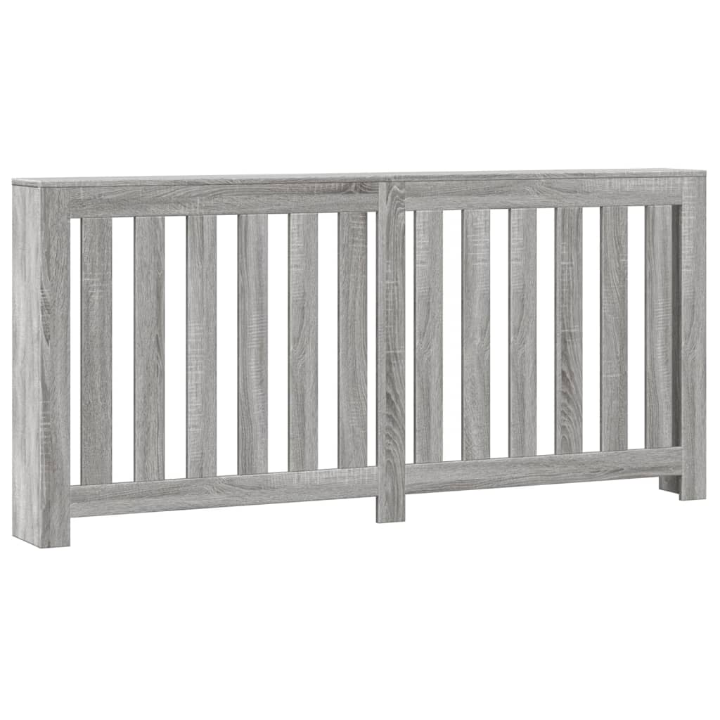 Copertura per radiatori Sonoma grigio 175 x 20 x 82 cm