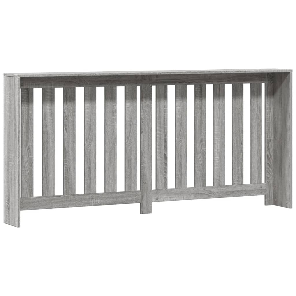 Copertura per radiatori Sonoma grigio 175 x 20 x 82 cm