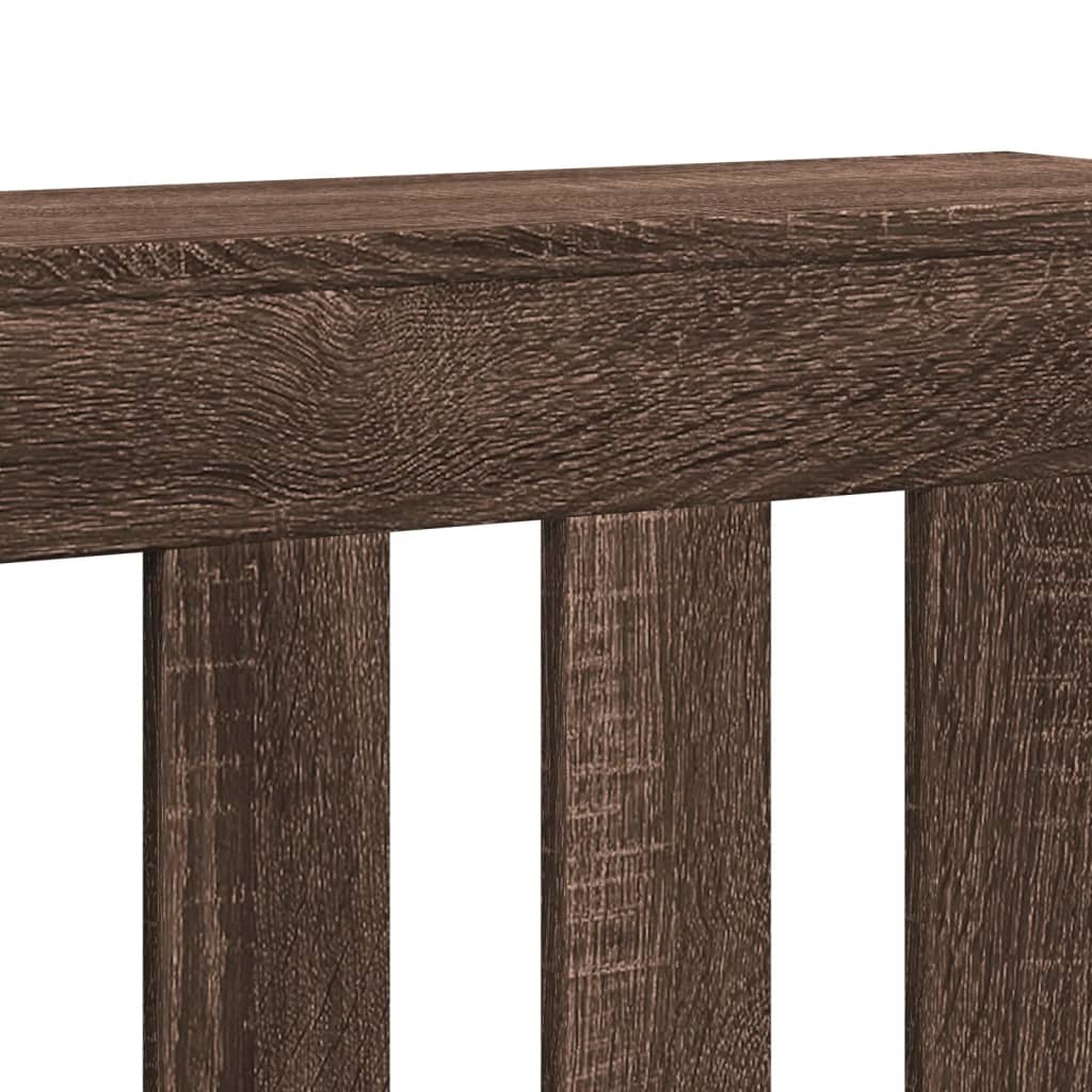 Copertura per radiatori Rovere Marrone Legno ingegnerizzato