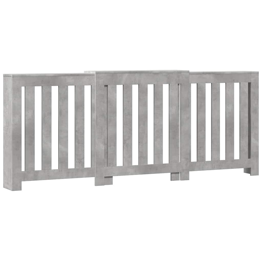 Copertura per radiatori Grigio Cemento 205 x 21,5 x 83,5 cm