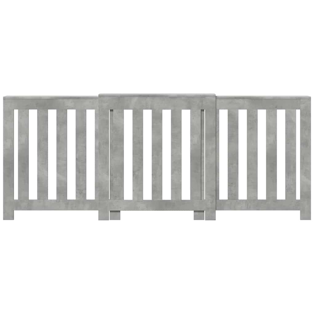 Copertura per radiatori Grigio Cemento 205 x 21,5 x 83,5 cm