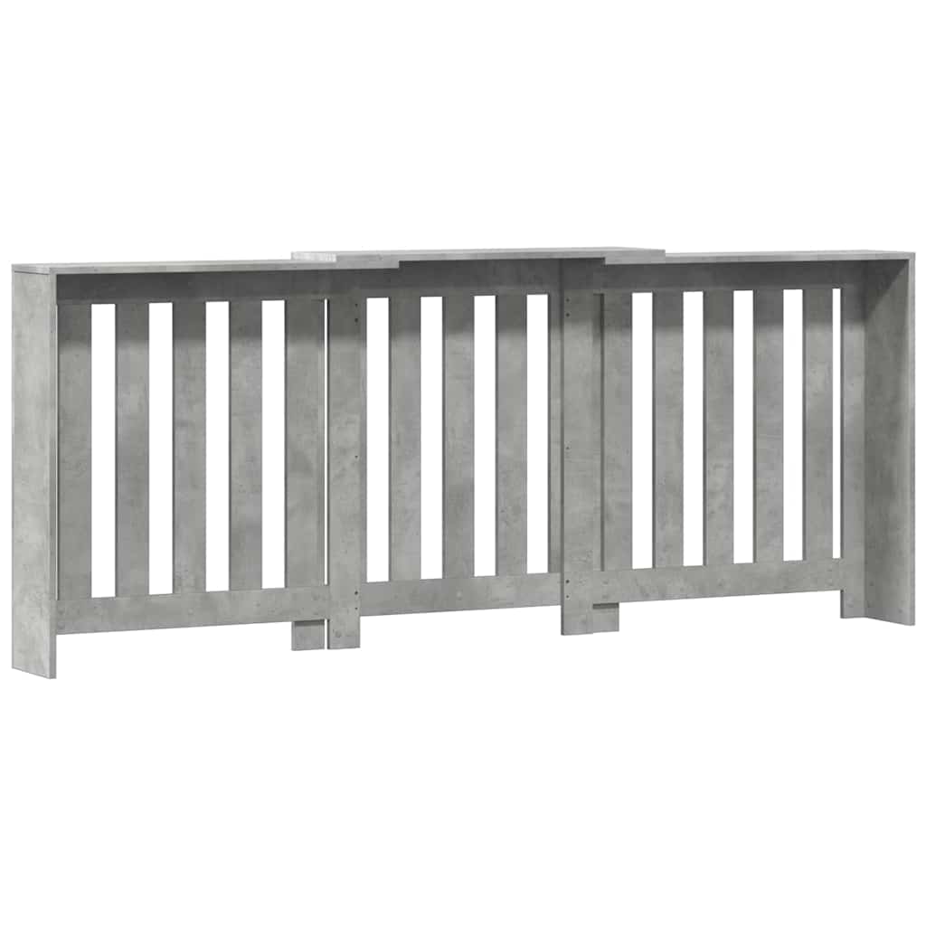 Copertura per radiatori Grigio Cemento 205 x 21,5 x 83,5 cm