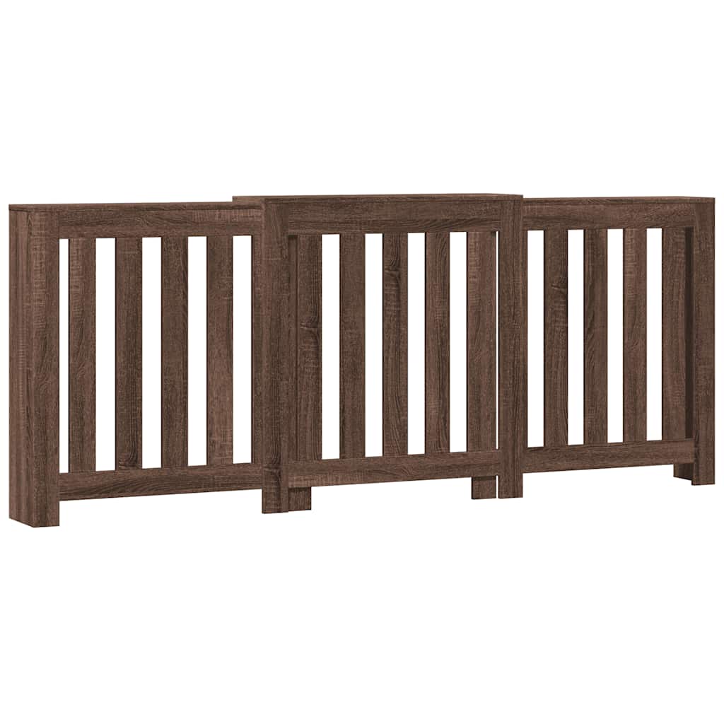 Copertura per radiatori Rovere Marrone 205 x 21,5 x 83,5 cm