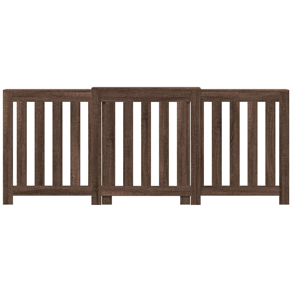 Copertura per radiatori Rovere Marrone 205 x 21,5 x 83,5 cm