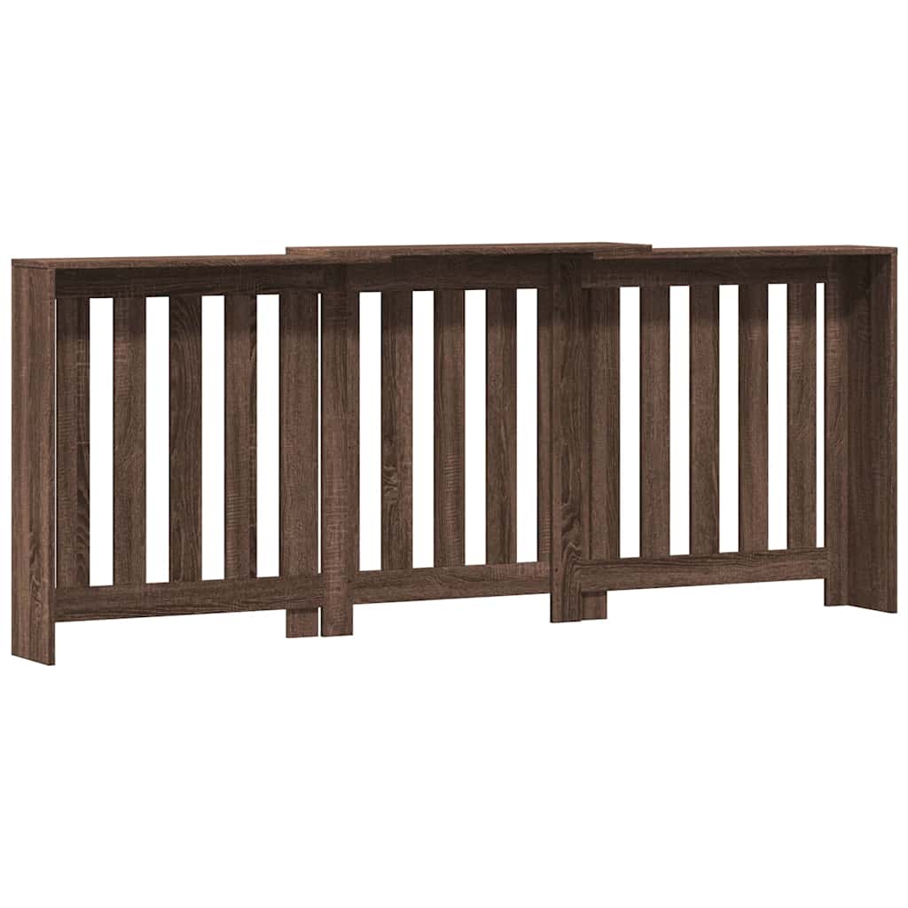 Copertura per radiatori Rovere Marrone 205 x 21,5 x 83,5 cm