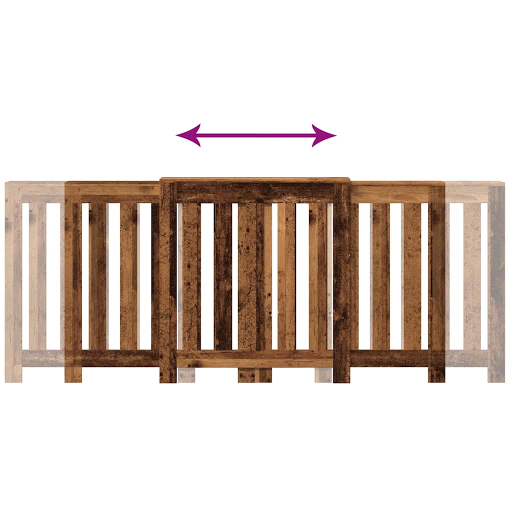 Copertura per radiatori Legno antico 205 x 21,5 x 83,5 cm