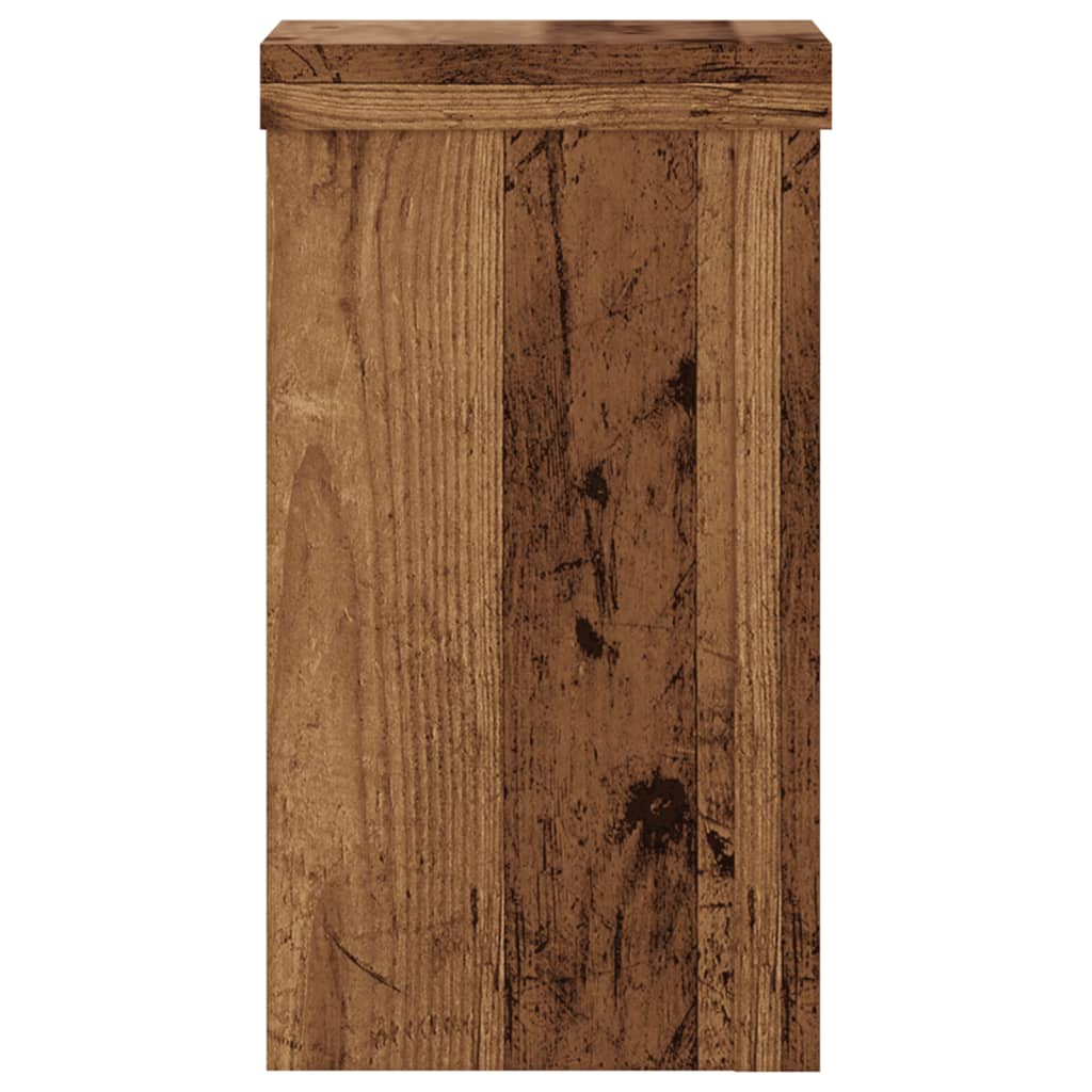 Supporti per Piante 2 pz Legno 10x10x18 cm Legno Multistrato