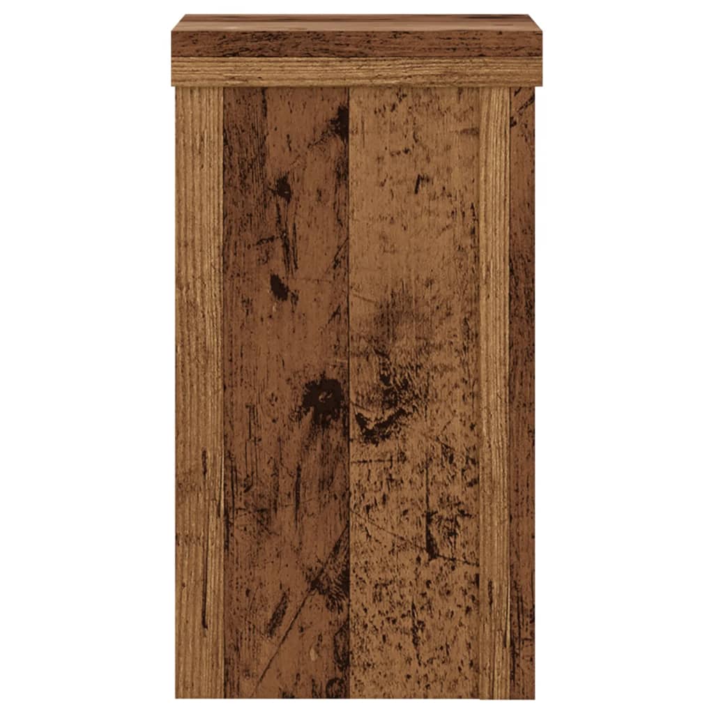 Supporti per Piante 2 pz Legno 10x10x18 cm Legno Multistrato
