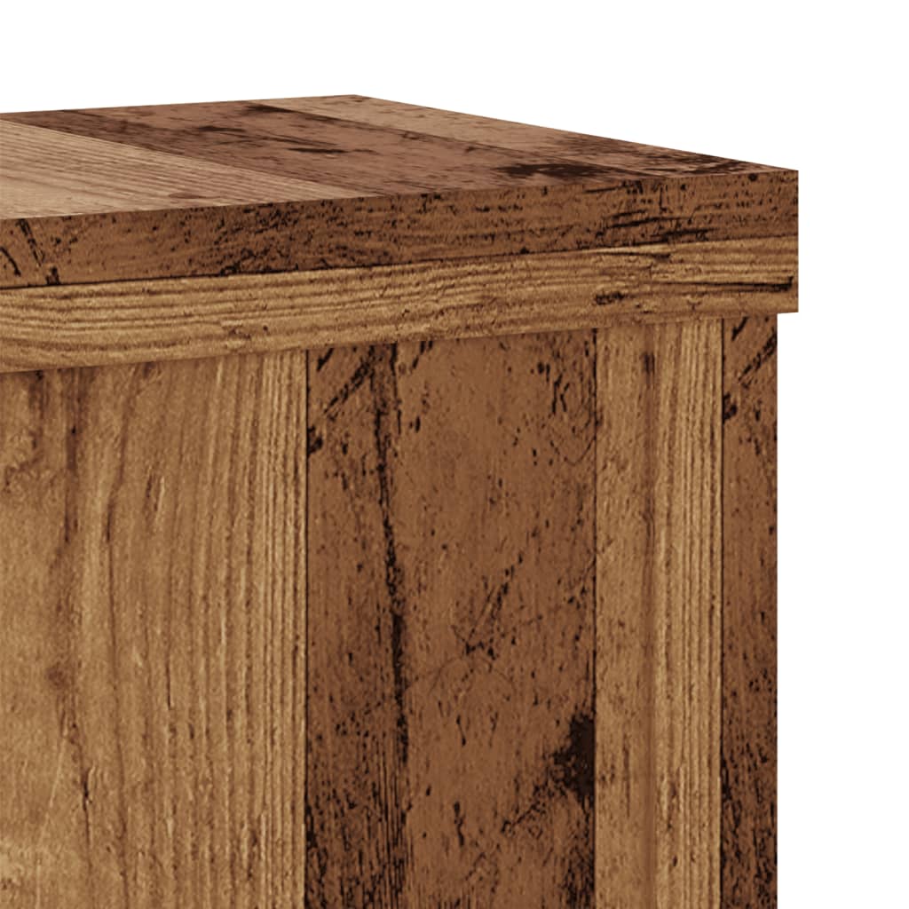 Supporti per Piante 2 pz Legno 10x10x18 cm Legno Multistrato
