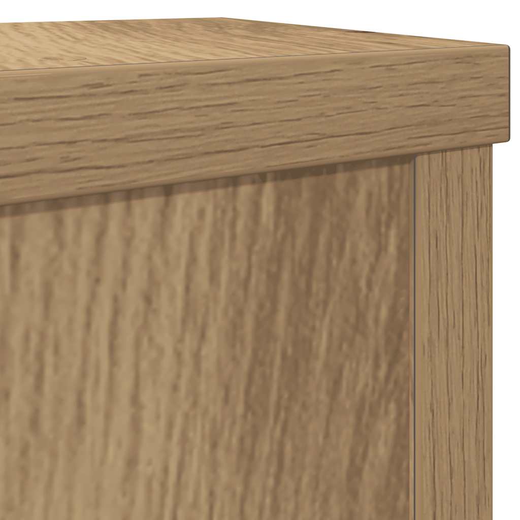 Supporti per Piante 2 pz Rovere 10x10x18 cm in Multistrato