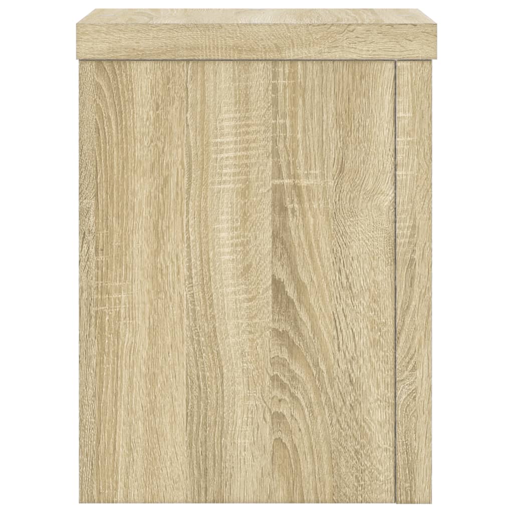 Supporti per Piante 2 pz Rovere 15x15x20 cm in Multistrato