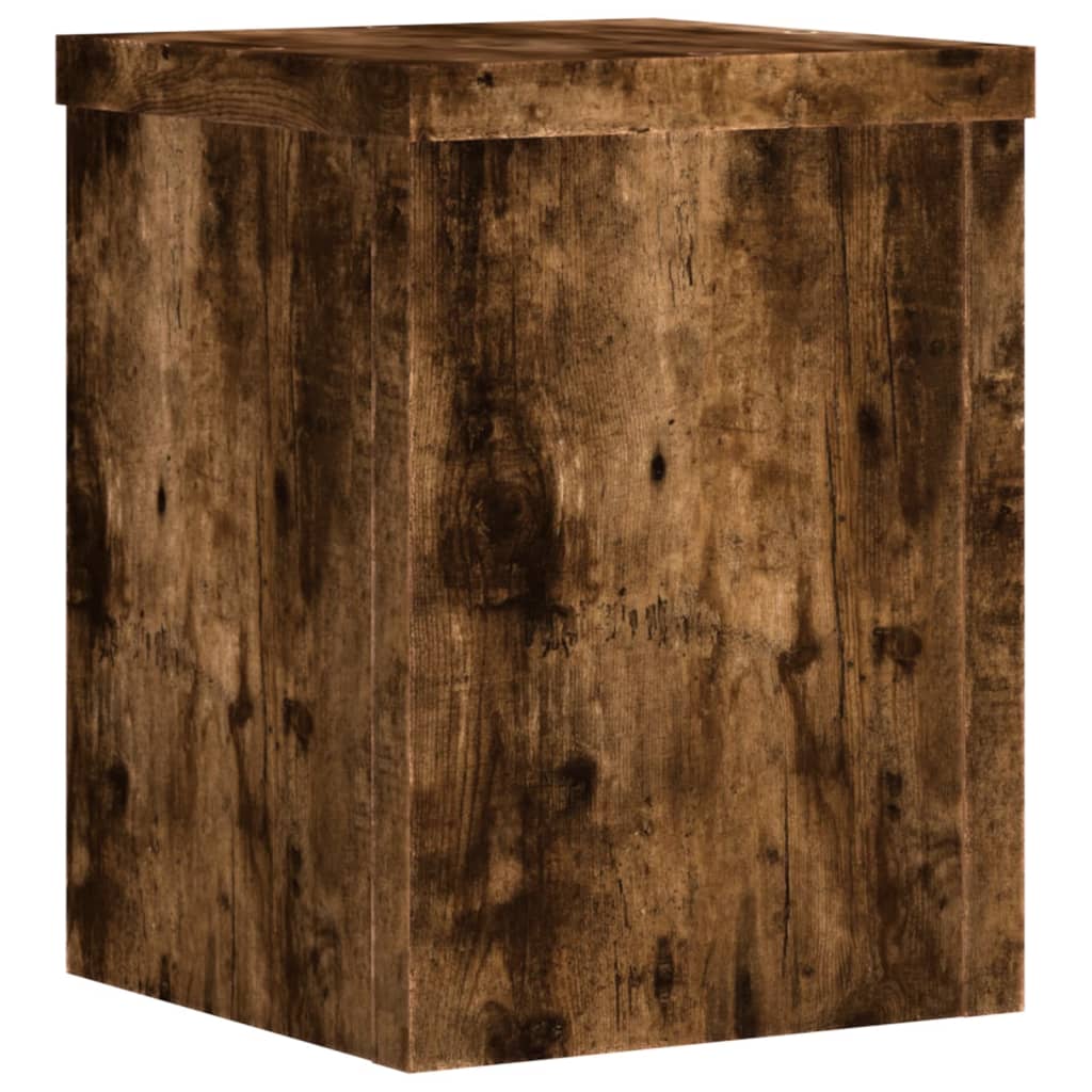 Supporti per Piante 2 pz Rovere 15x15x20 cm Legno Multistrato