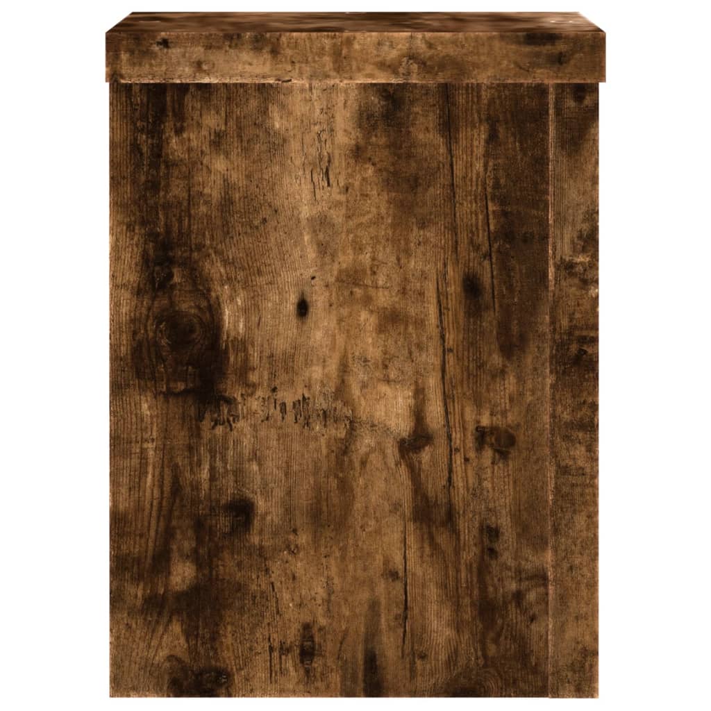 Supporti per Piante 2 pz Rovere 15x15x20 cm Legno Multistrato