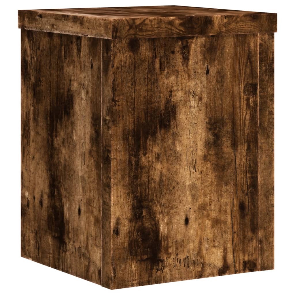 Supporti per Piante 2 pz Rovere 15x15x20 cm Legno Multistrato