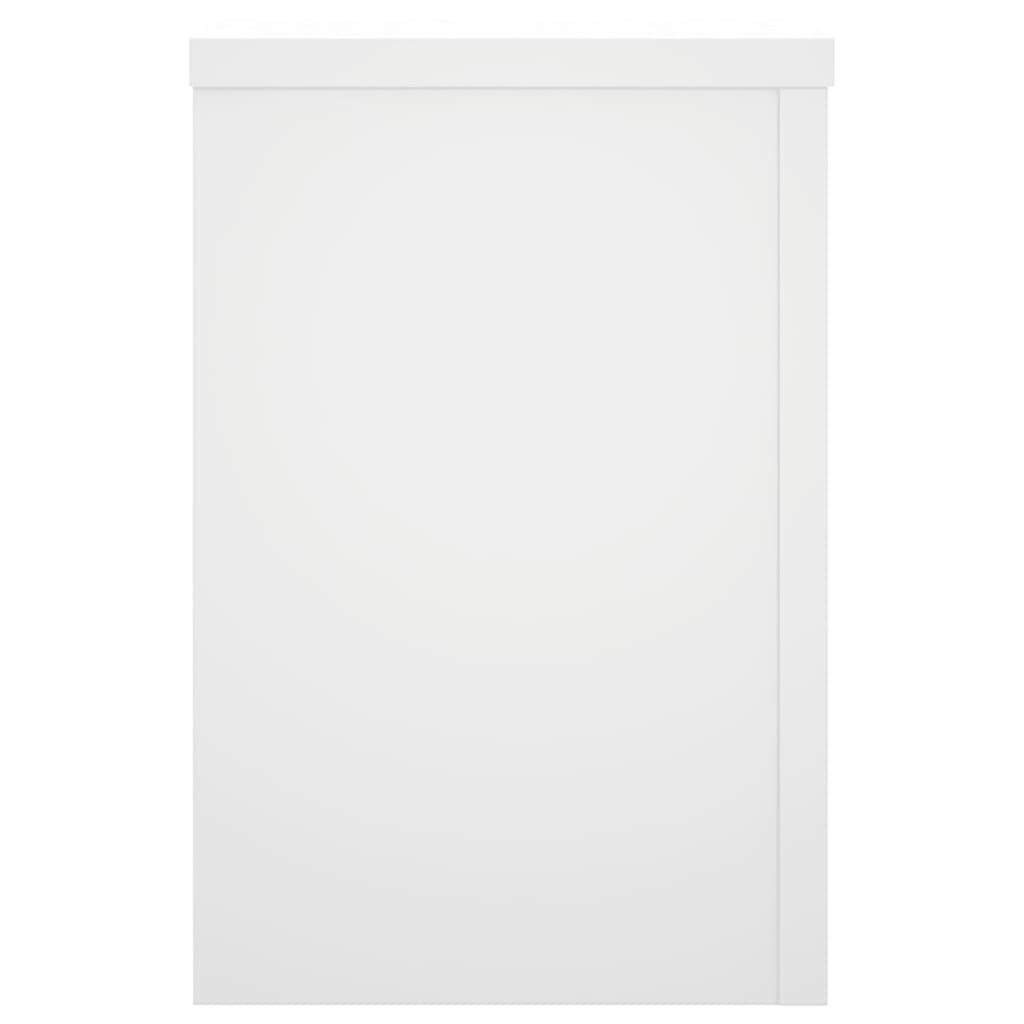Supporti per Piante 2 pz Bianchi 20x20x30 cm Legno Multistrato