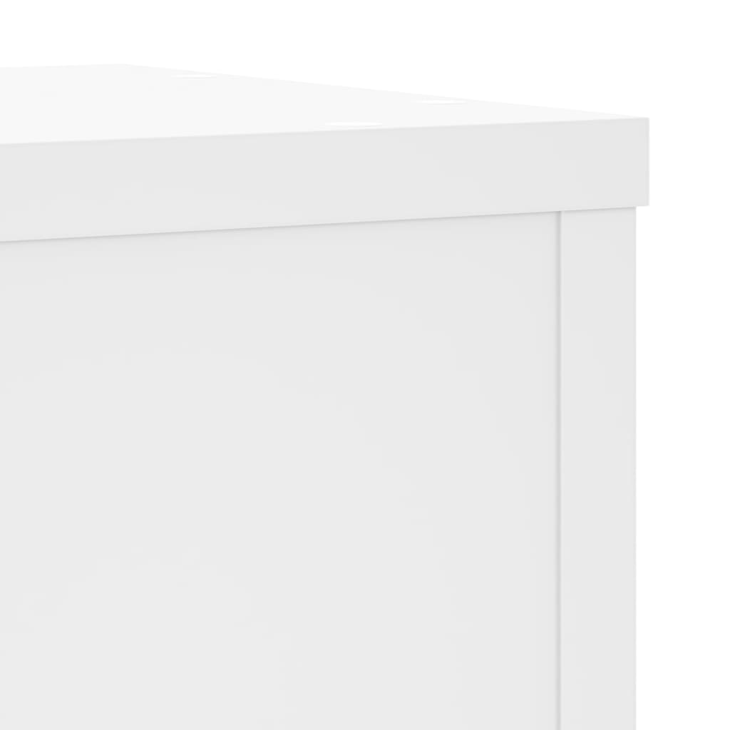 Supporti per Piante 2 pz Bianchi 20x20x30 cm Legno Multistrato