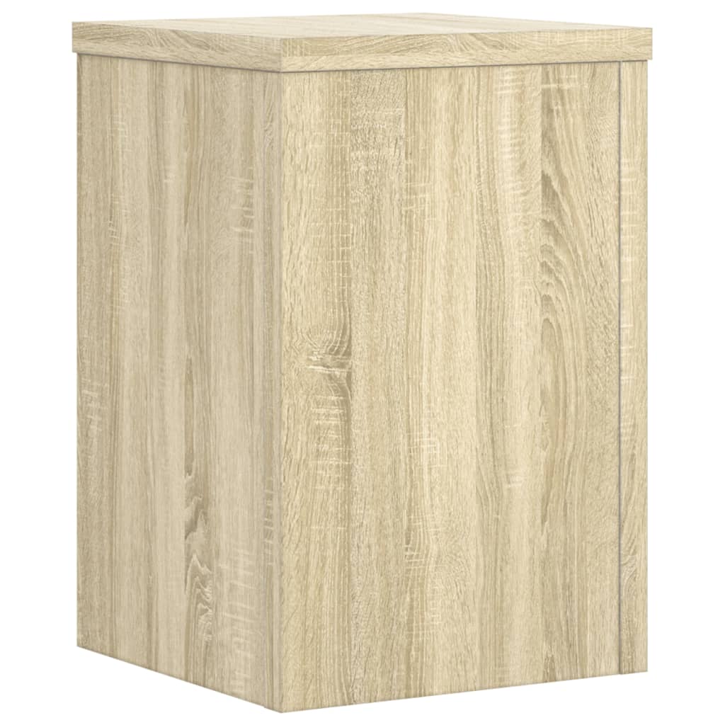 Supporti per Piante 2 pz Rovere 20x20x30 cm in Multistrato