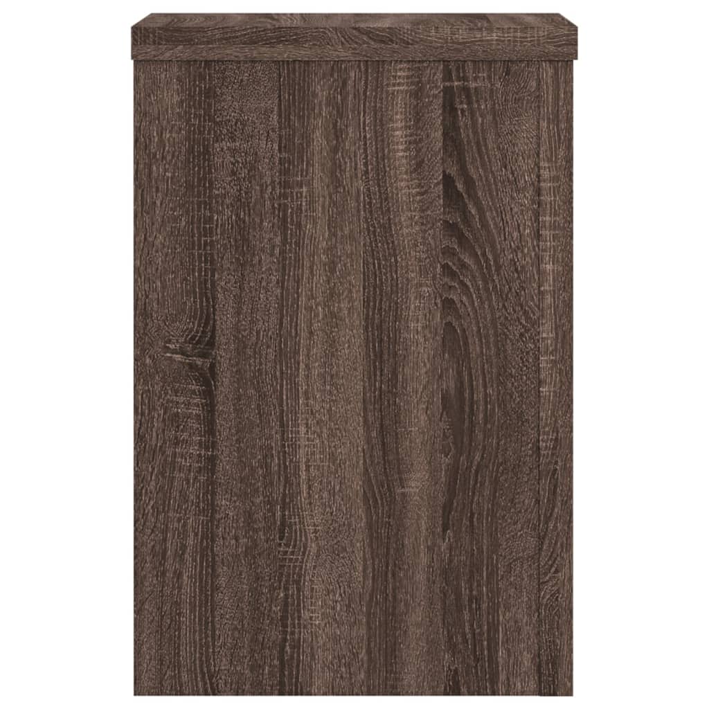 Supporti per Piante 2 pz Marrone 20x20x30 cm Legno Multistrato