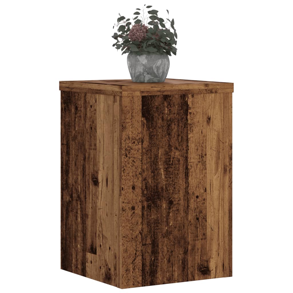 Supporti per Piante 2 pz Legno 20x20x30 cm Legno Multistrato