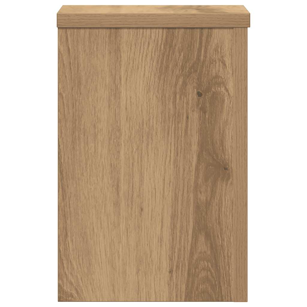 Supporti per Piante 2 pz Rovere 20x20x30 cm in Multistrato