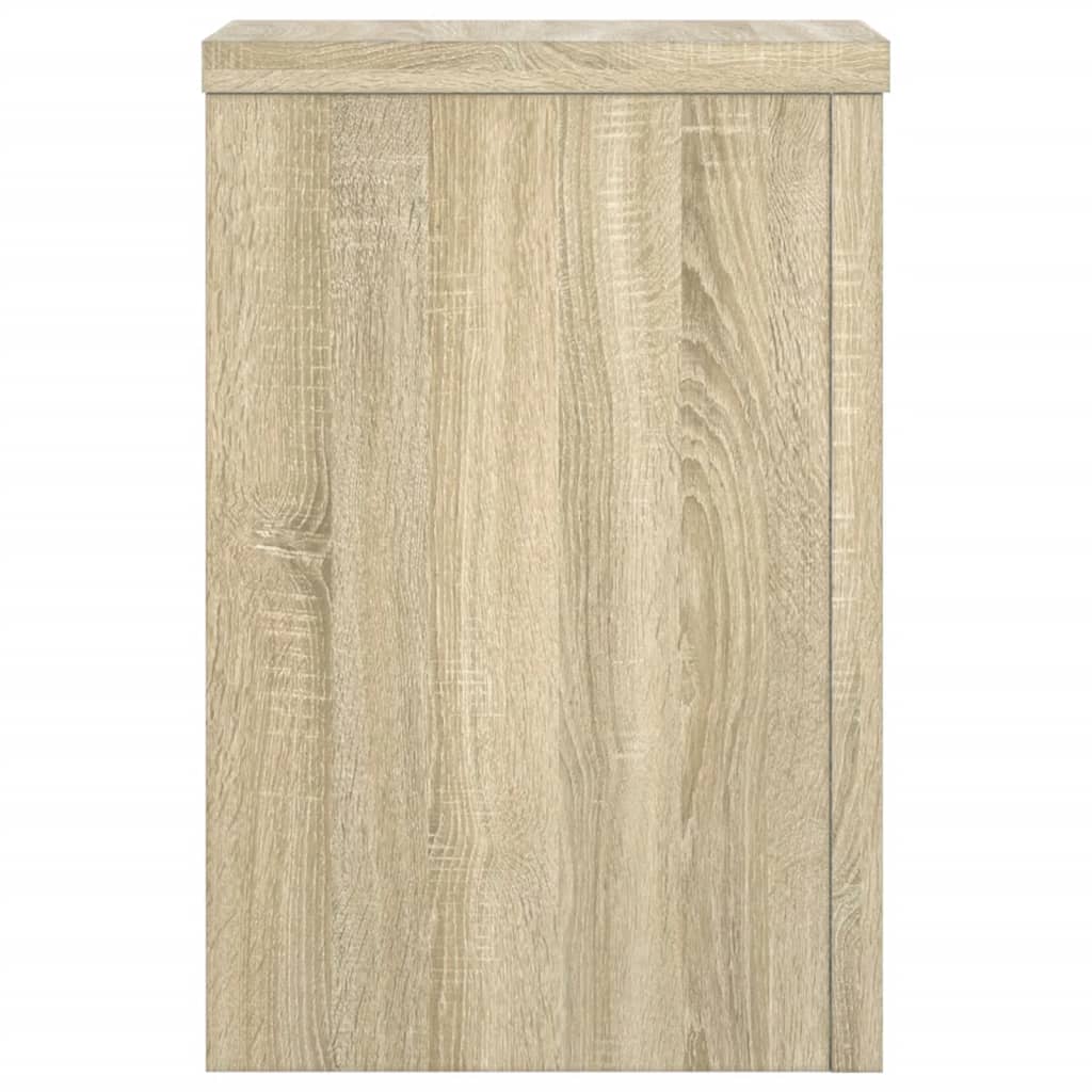 Supporti per Piante 2 pz Rovere 25x25x35 cm in Multistrato