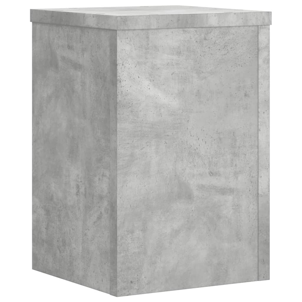 Supporti per Piante 2 pz Grigio 25x25x35 cm Legno Multistrato