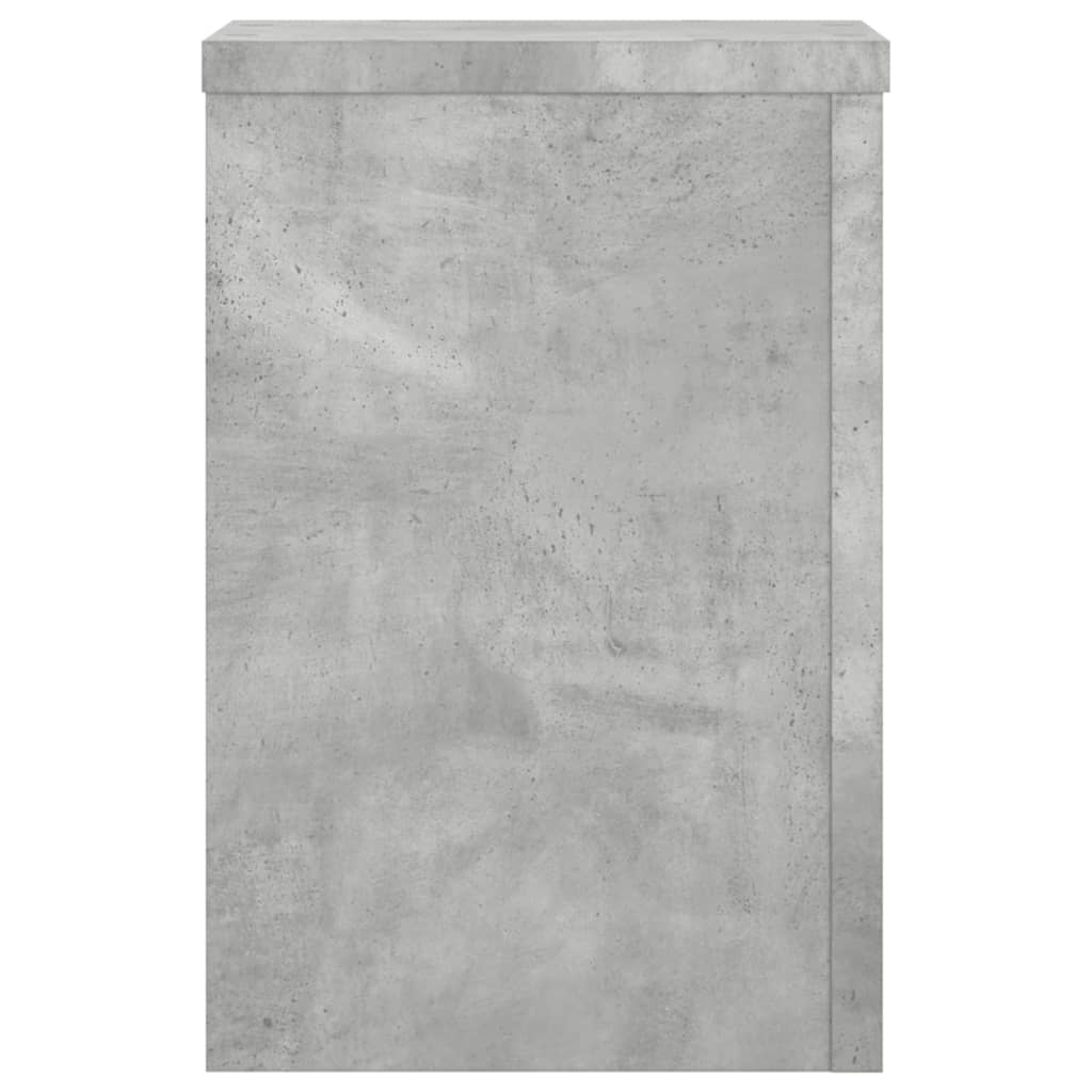 Supporti per Piante 2 pz Grigio 25x25x35 cm Legno Multistrato
