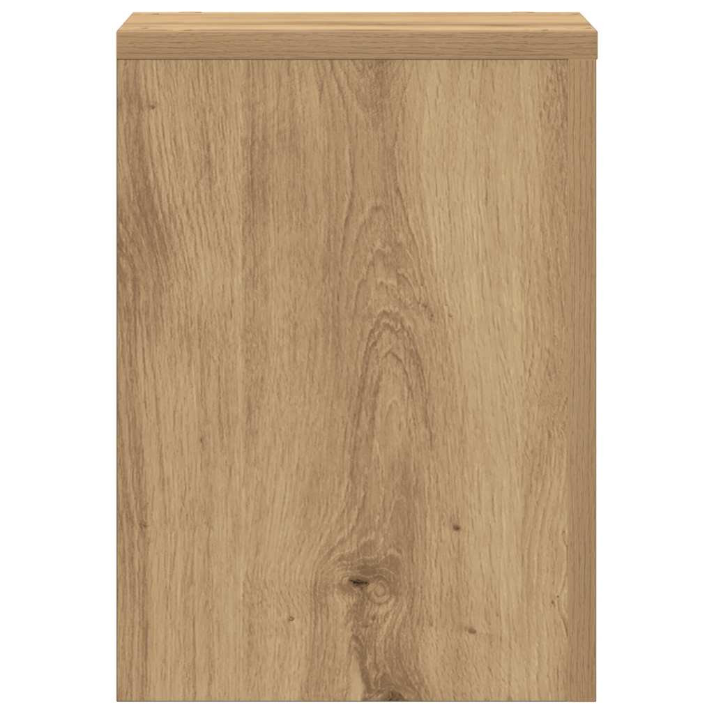 Supporti per Piante 2 pz Rovere 25x25x35 cm in Multistrato