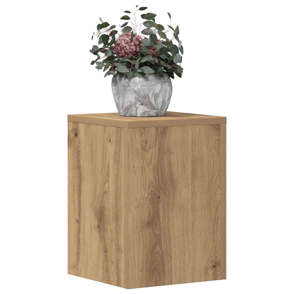 Supporti per Piante 2 pz Rovere 25x25x35 cm in Multistrato