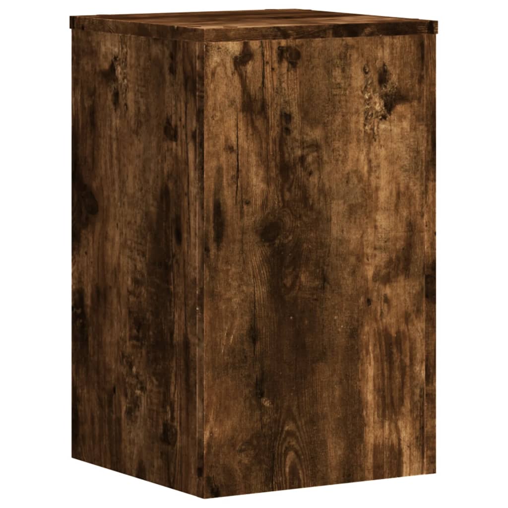 Supporti per Piante 2 pz Rovere 30x30x50 cm Legno Multistrato