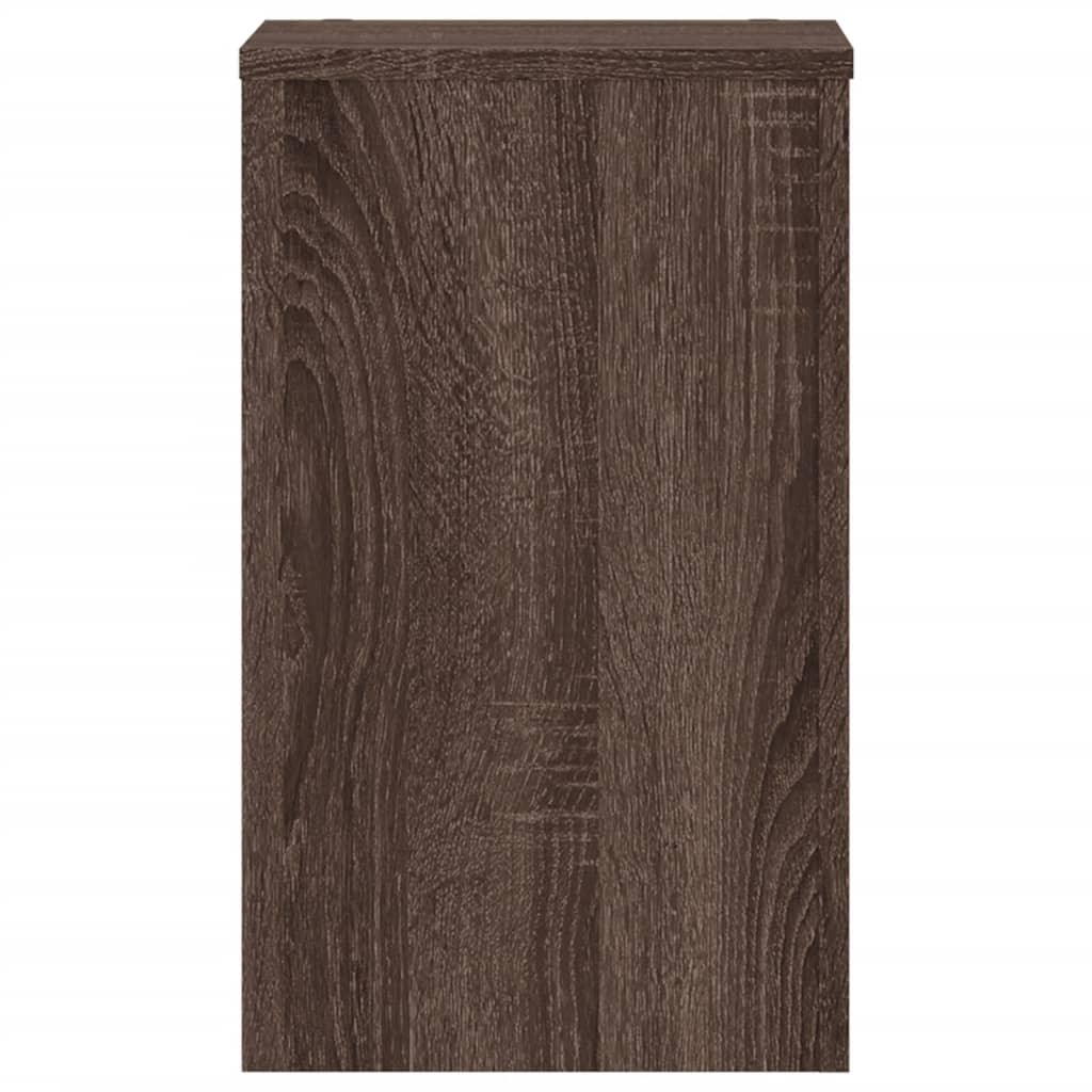 Supporti per Piante 2 pz Marrone 30x30x50 cm Legno Multistrato