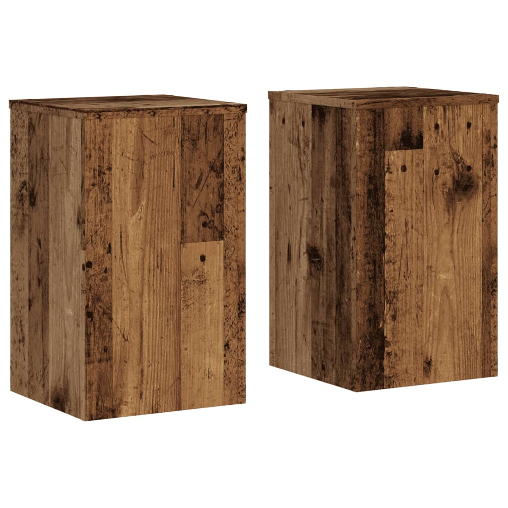 Supporti per Piante 2 pz Legno 30x30x50 cm Legno Multistrato