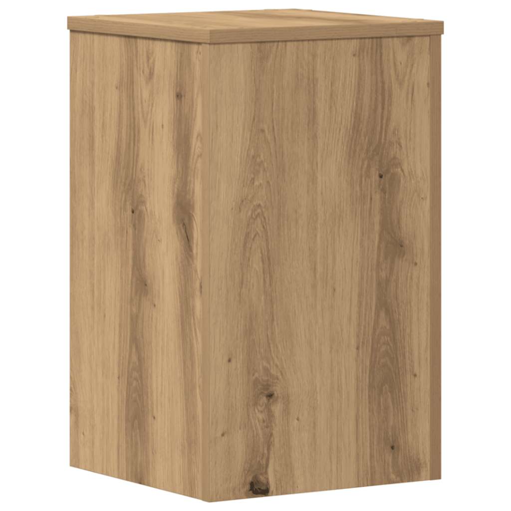 Supporti per Piante 2 pz Rovere 30x30x50 cm in Multistrato