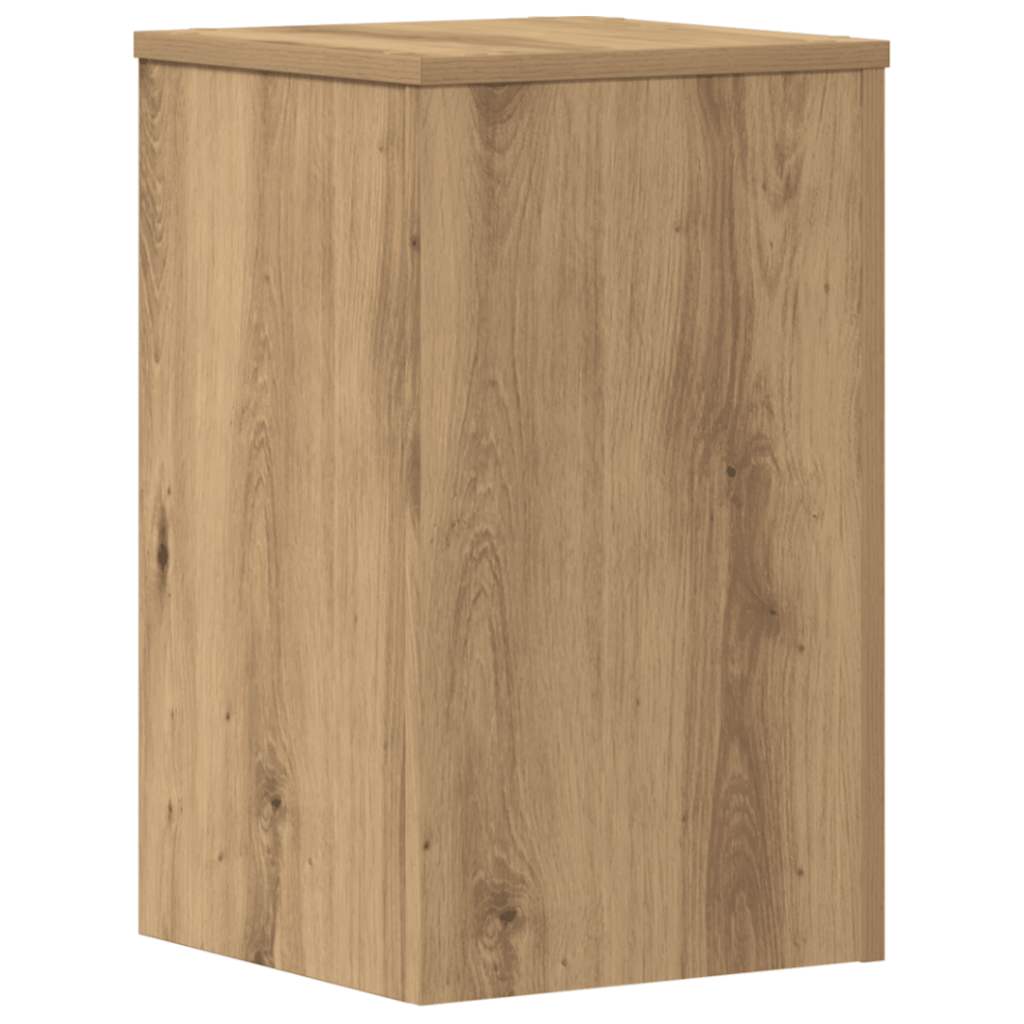 Supporti per Piante 2 pz Rovere 30x30x50 cm in Multistrato