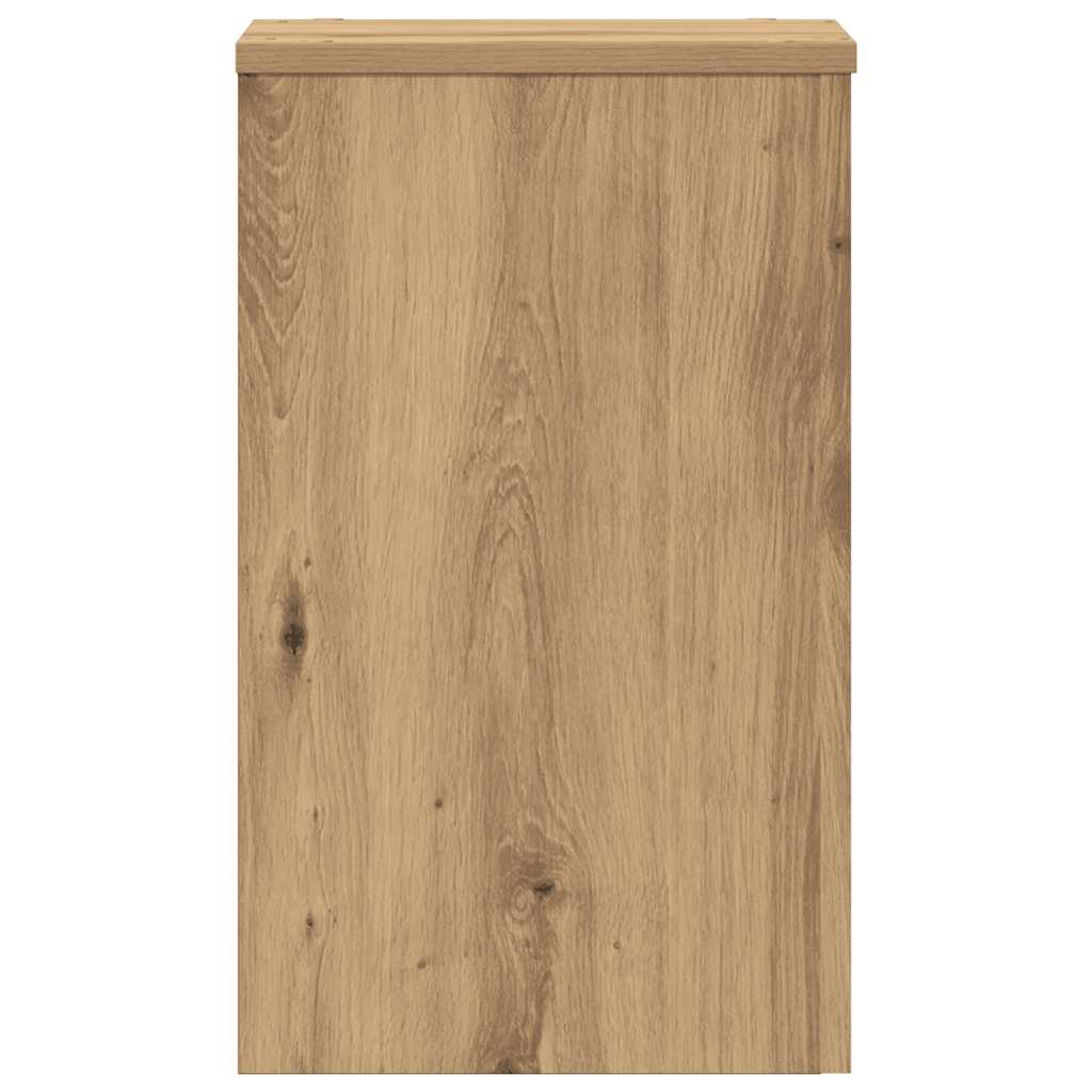 Supporti per Piante 2 pz Rovere 30x30x50 cm in Multistrato
