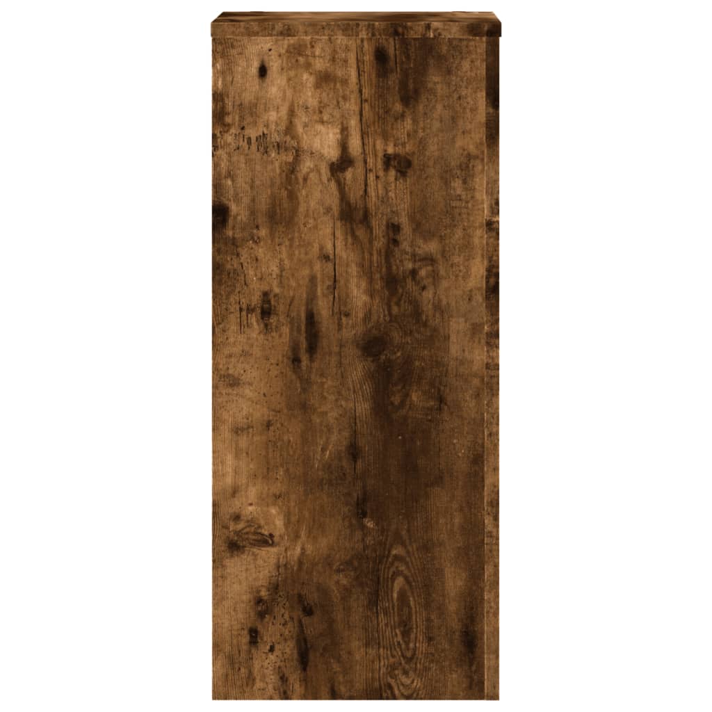 Supporti per Piante 2 pz Rovere 30x30x70 cm Legno Multistrato
