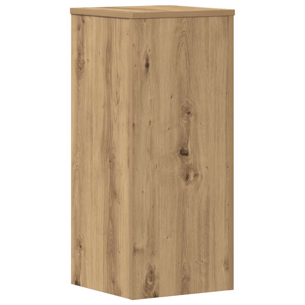 Supporti per Piante 2 pz Rovere 30x30x70 cm in Multistrato
