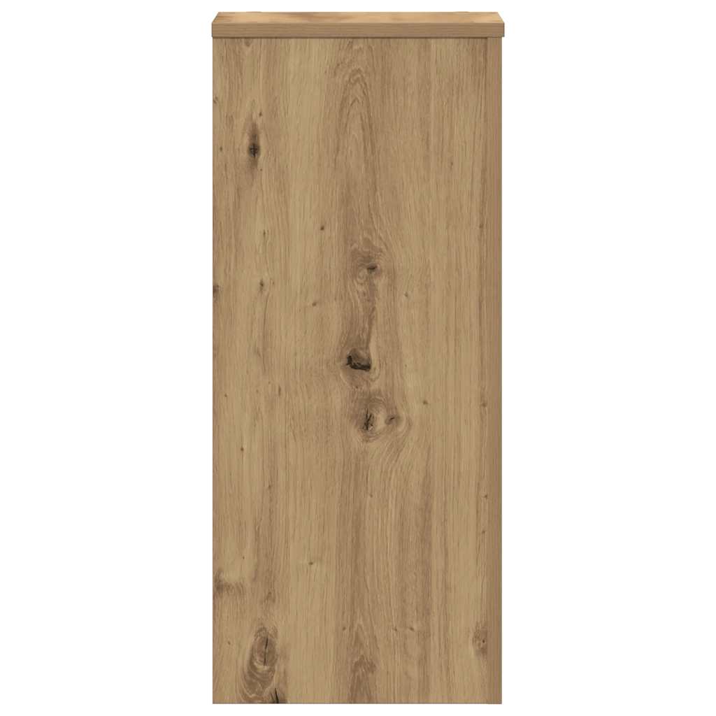 Supporti per Piante 2 pz Rovere 30x30x70 cm in Multistrato