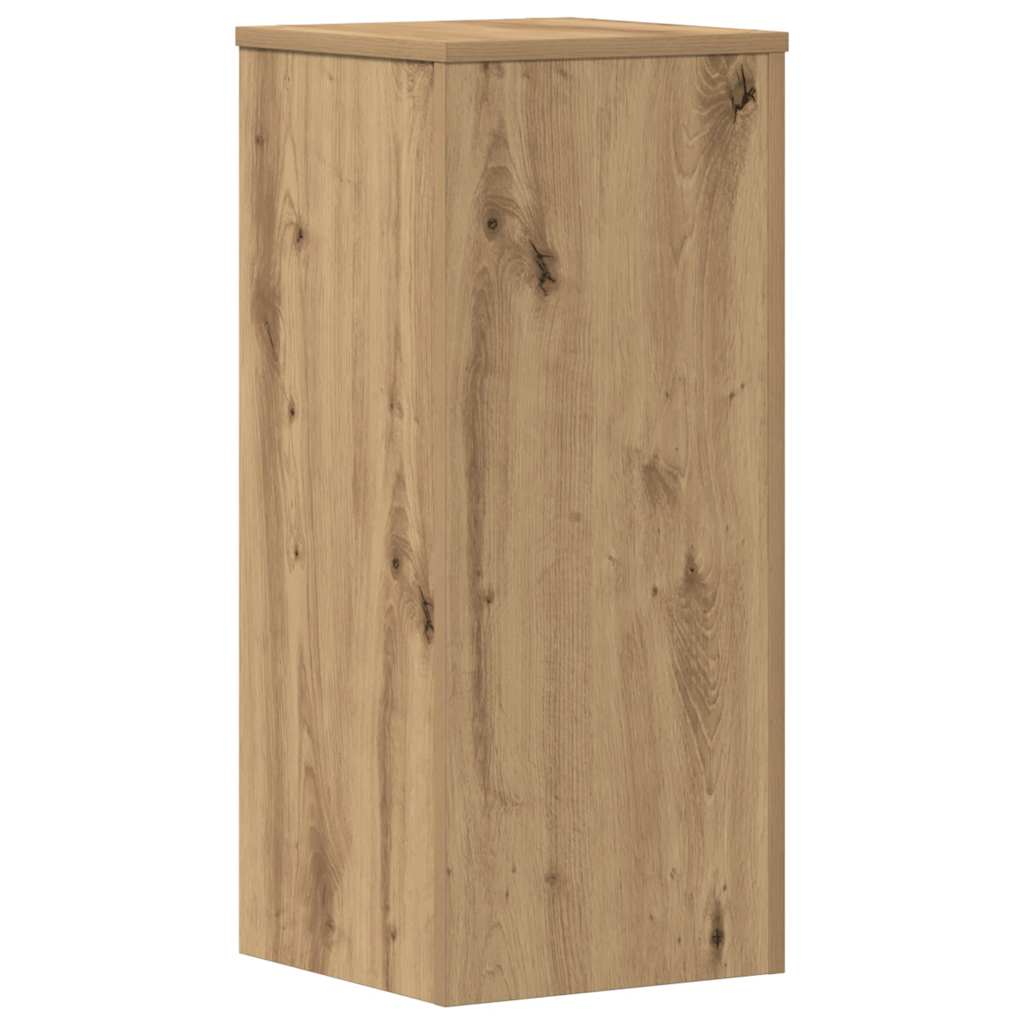 Supporti per Piante 2 pz Rovere 30x30x70 cm in Multistrato