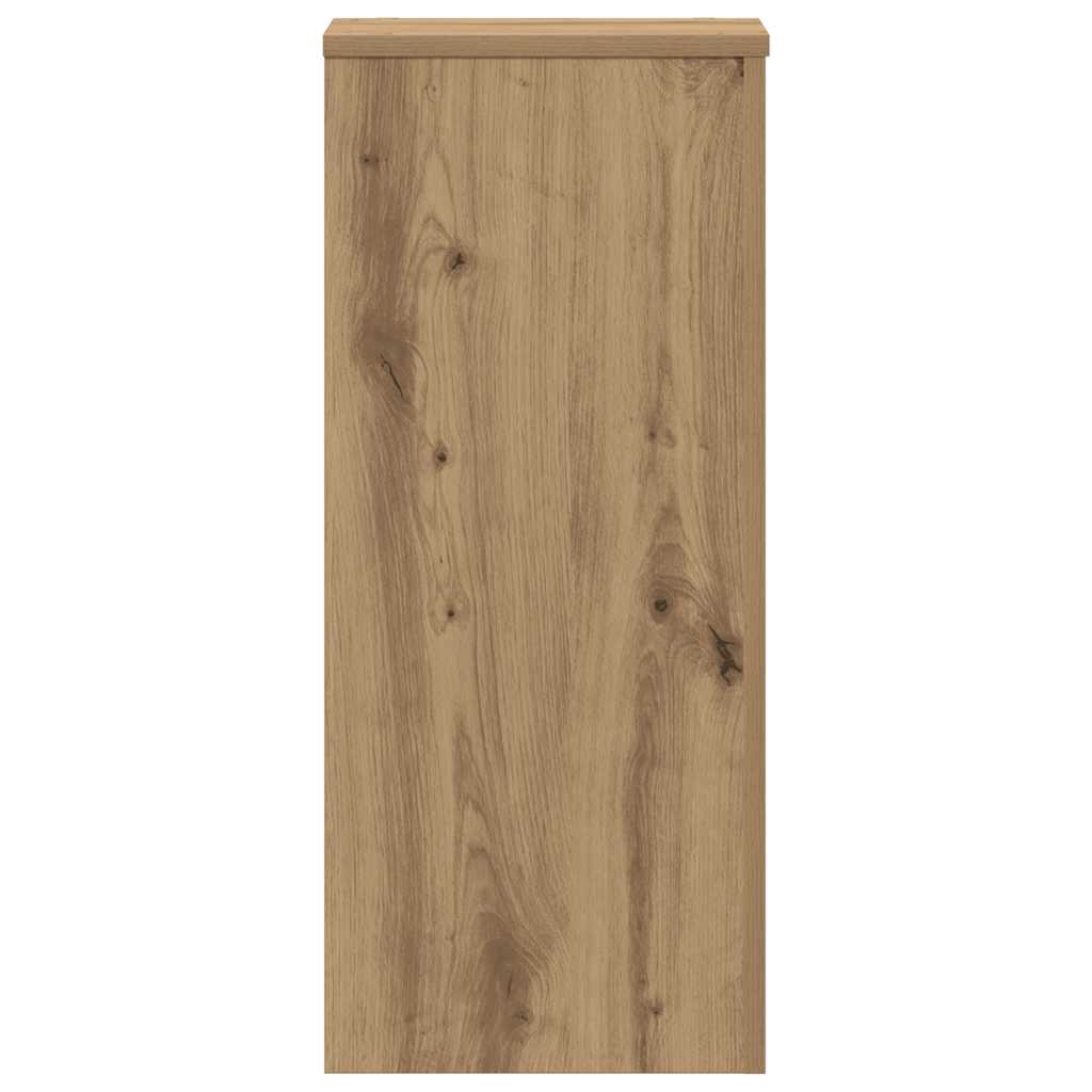 Supporti per Piante 2 pz Rovere 30x30x70 cm in Multistrato